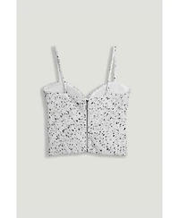 Nocturne Women's Printed Chiffon Bustier