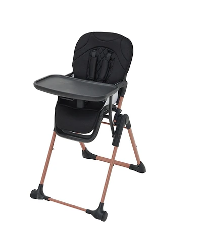 homfan 3-in-1 Foldable Baby High Chair with Double Trays, Adjustable Backrest and Footrest, Portable Feeding Chair for 6-36 Months