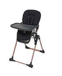 homfan 3-in-1 Foldable Baby High Chair with Double Trays, Adjustable Backrest and Footrest, Portable Feeding Chair for 6-36 Months