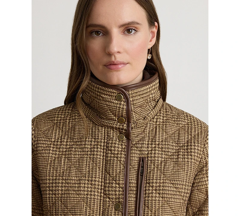 Lauren Ralph Women's Hooded Quilted Coat