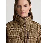 Lauren Ralph Women's Hooded Quilted Coat