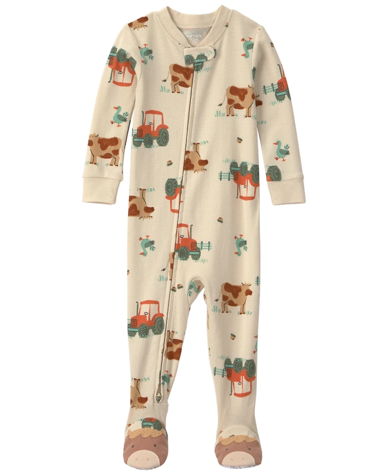 Carter's Baby Girls' Long-Sleeve Sleep & Play