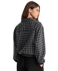 Good American Women's Lightweight Collared Bomber Jacket