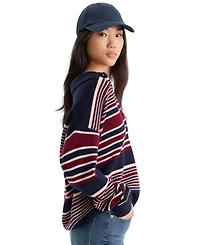 Good American Women's Oversized Rugby Collared Sweater