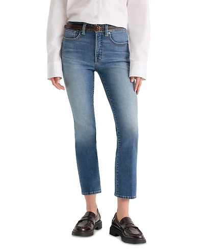 Good American Women's Soft Tech Straight-Leg Jeans