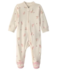 Carter's Baby Boys' Milk and Cookies Cotton 2-Way Zip Sleep & Play