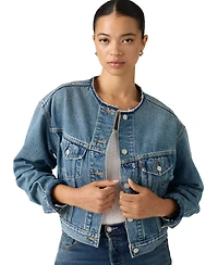 Levi's Women's 90's Collarless Shrunken Trucker Jacket