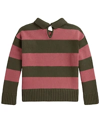 Polo Ralph Lauren Girls' 2T-6X Striped Long-Sleeve Sweater
