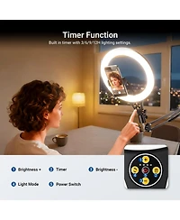 Neewer N44 Ring Light with 10W, CRI85, Bi Color for select iPhone models