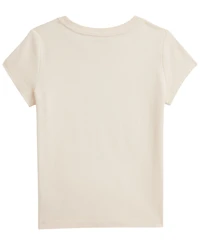 Polo Ralph Lauren Girls' 2T-6X Bear Short-Sleeve T-Shirt