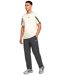 Puma Men's Embroidered Logo V-Neck T-Shirt