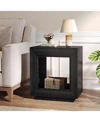 Tribesigns End Table Set of 2, 24 inch Nightstand Bedside Table for Small Spaces, Bedroom
