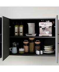 Homsee 63-Inch Storage Cabinet with Drawers - Separated Upper and Lower Cabinet Combo | Premium Engineered Wood with Soft-Close Hinges
