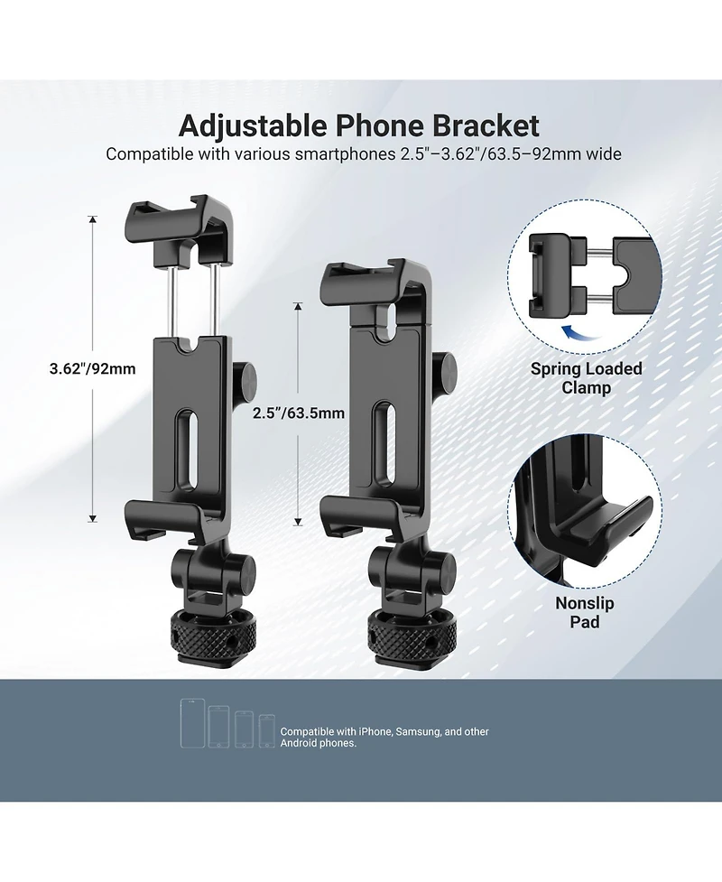 Neewer PA154 Camera Mounting Accessory for select iPhone and Android mobile devices
