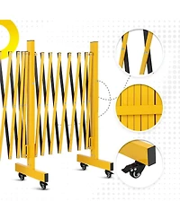 gaomon 3 Panel Room Divider Screen with Storage Shelves and Rolling Wheels