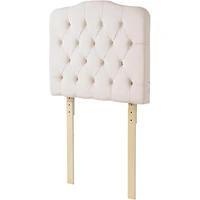 DormCo Tavira Allure Right Side Outlet Headboard - Diamond Tufted
