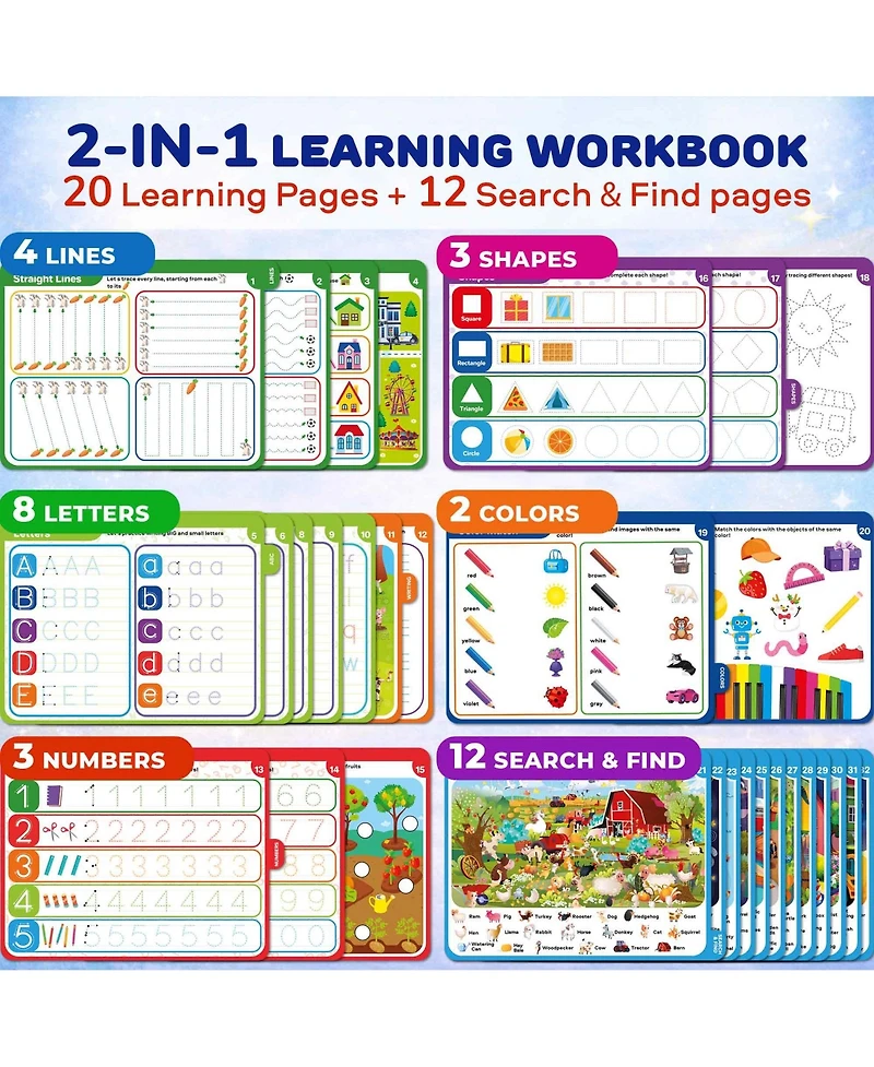 Quokka 3x100 Pcs Puzzles for Kids - Park, Wild Africa, Construction