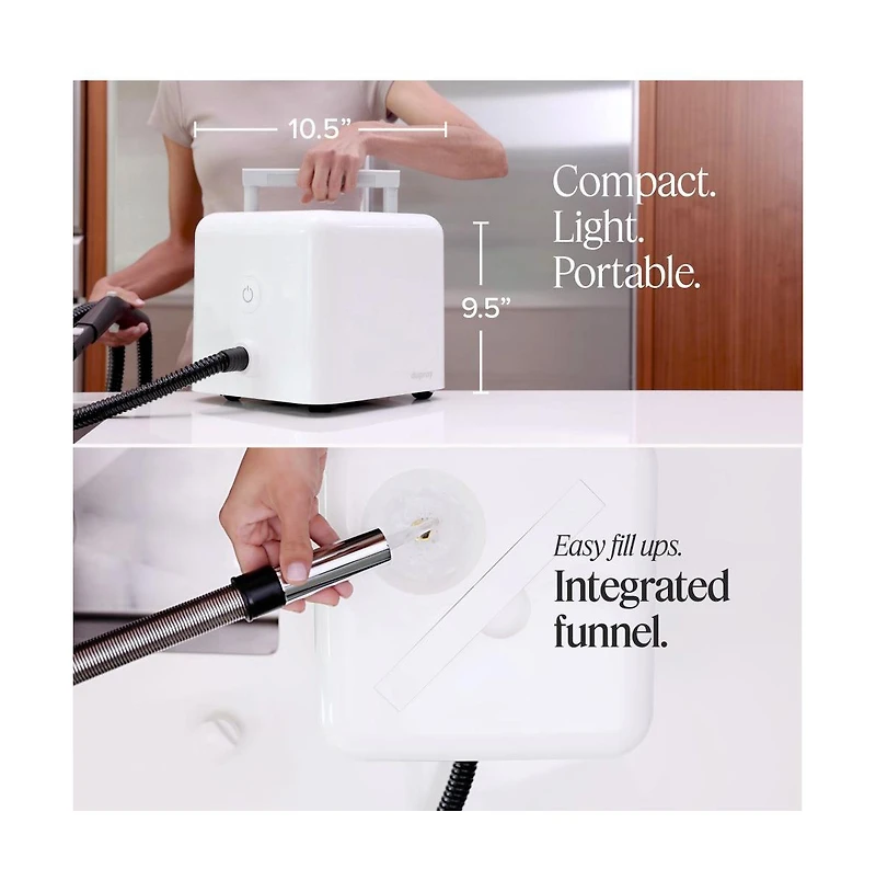Dupray Neat Steam Cleaner Multi-Purpose Heavy-Duty Steamer for Floors, Cars, Home Use and More