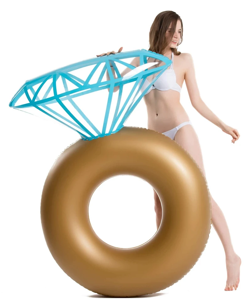 Aofar Inflatable Ring Pool Float Engagement Bachelorette Party Tube