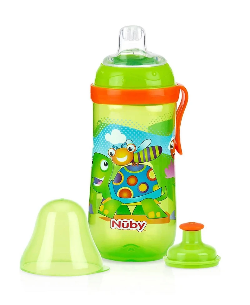 Nuby Busy Sipper, 2 Stage Cup, No Spill Spout & Pop Up Sipper
