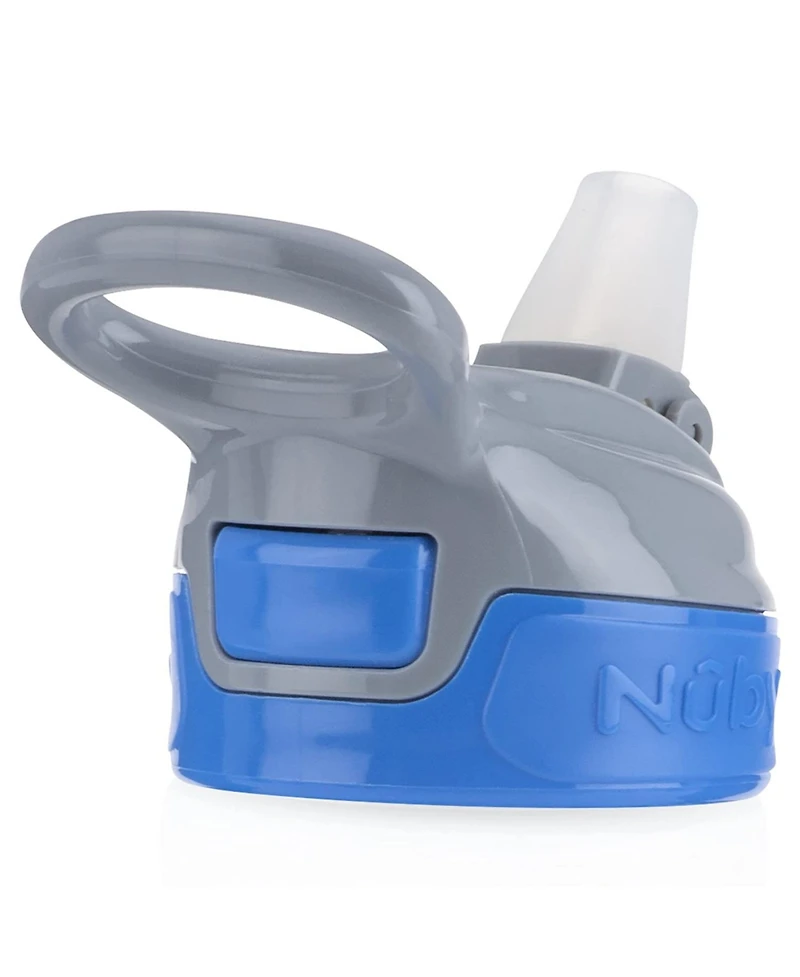 Nuby Thirsty Kids on The Go Water Bottle with Easy Grip, 12 oz