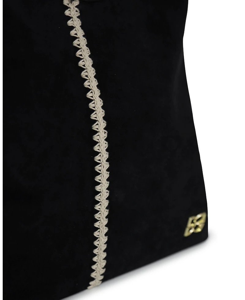 Belle & Bloom Women's Back To Friends Suede Shopper