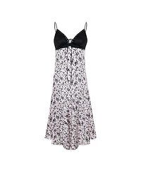 Pcfg Women's The Party Edit Asymmetric Satin Dress