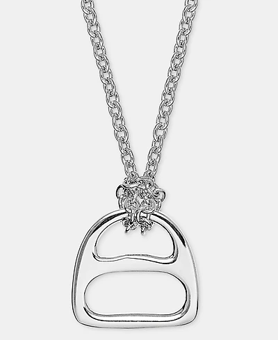 Lauren Ralph Lauren Equestrian Pendant Necklace, 18" + 3" extender