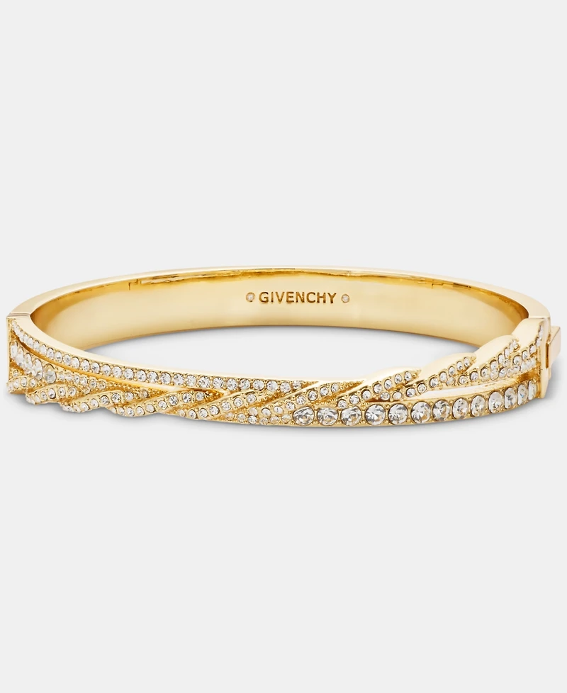 Givenchy Pave Twist Bangle Bracelet