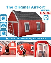 AirFort Farmer's Barn Shaped Children's Indoor Play Tent with Easy Storage