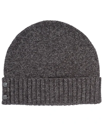 Lauren Ralph Lauren Metallic Two Button Knit Beanie