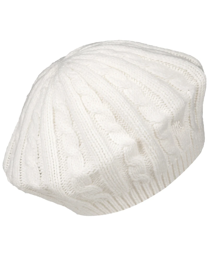 Lauren Ralph Lauren Core Cable Knit Beret Hat