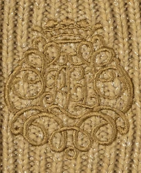 Lauren Ralph Metallic Direct Embroidery Cable Scarf