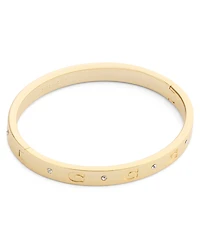 Coach Faux-Stone Signature C Stone Bangle Bracelet