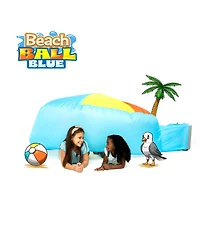 AirFort Beach Ball Blue Inflates in 30 Seconds Children's Indoor Play Tent