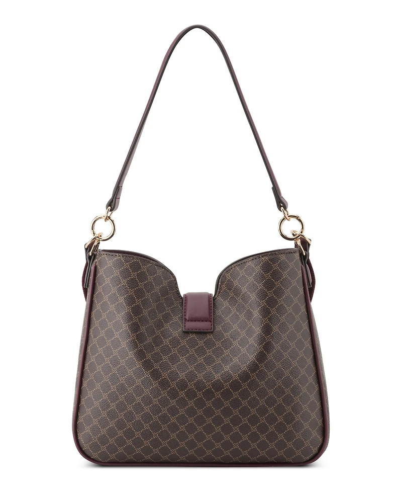 Nine West Monette Convertible Small Hobo Crossbody Handbag