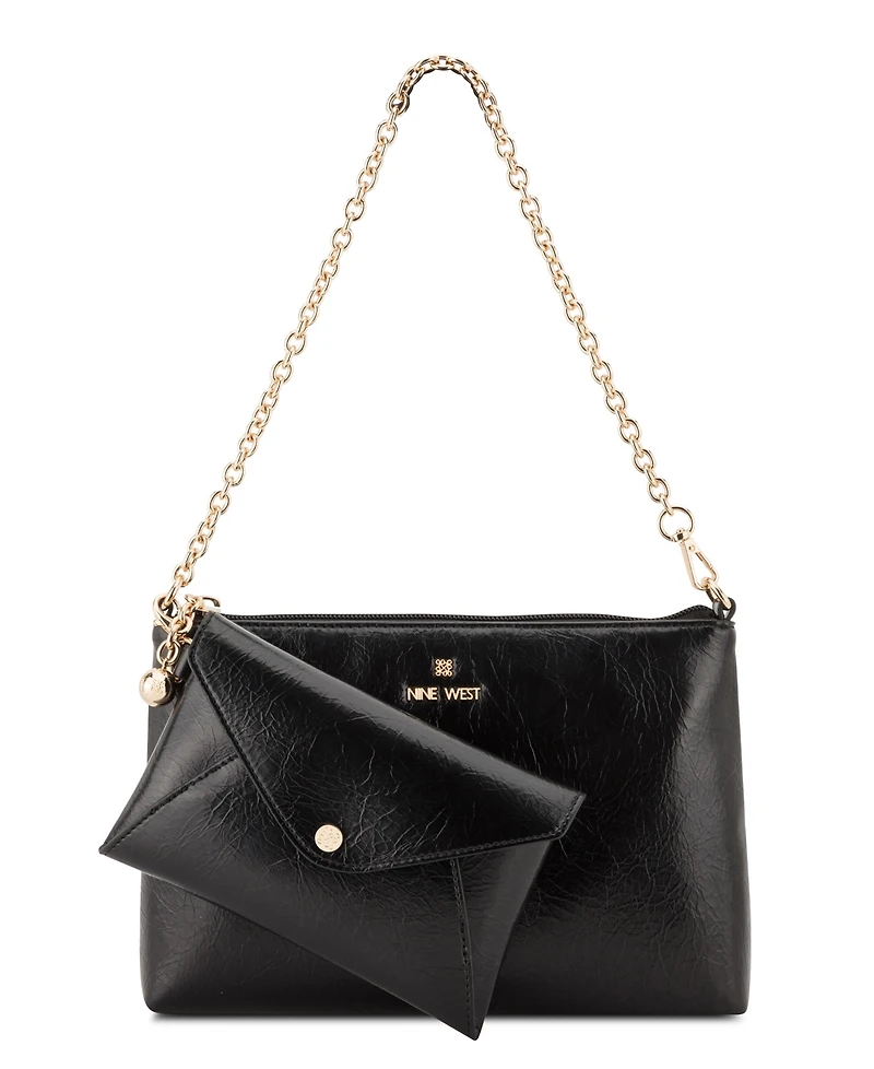 Nine West Marissa Convertible Small Wristlet Shoulder Handbag