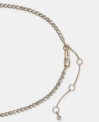 Karl Lagerfeld Paris Crystal Star & Moon Collar Necklace, 16" + 3" extender