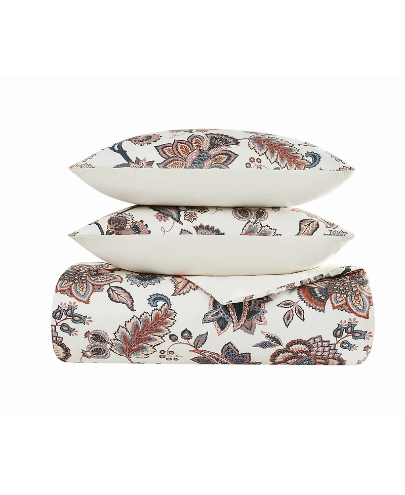 Cannon Chloe Jacobean 3-Piece Duvet Cover Set, King
