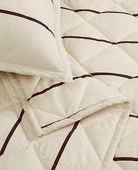 Brooklyn Loom Hayward Stripe 3-Piece Quilt Set