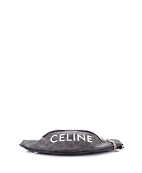 Pre-Owned Celine Logo Belt Bag Triomphe Coated Canvas