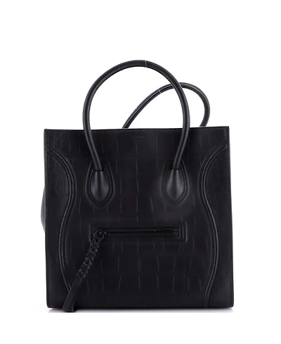 Pre-Owned Celine Medium Phantom Bag Embossed Leather