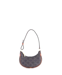 Pre-Owned Celine Mini Ava Bag Triomphe Coated Canvas