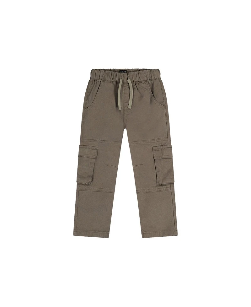 Deux par Deux Baby Boy 12M-24M Twill Pants with Cargo Pockets