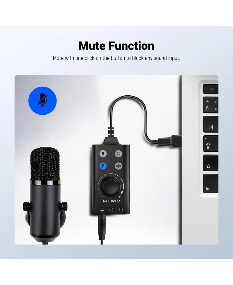 Neewer PP07 Camera and Photo Accessory with Usb C for Mac Windows Pc Phone PS4 PS5