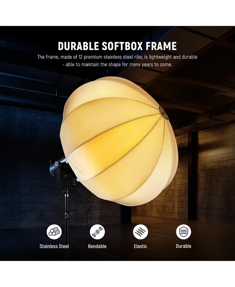 Neewer NS26L Softbox with 65cm, Rgb