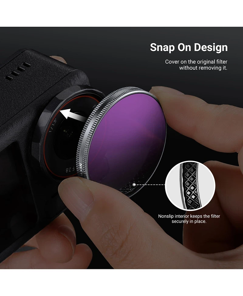 Neewer ND8 Camera Lens Accessory with Cpl, ND8 for select Dji Osmo Action models