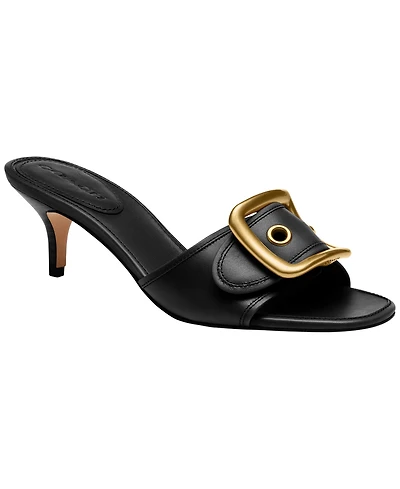 Coach Women's Margot Oversized Buckle Sandals