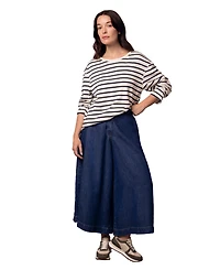 Celtic & Co. Women's Button Back Heavyweight Jersey Top