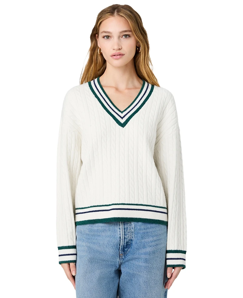 French Connection Women's Aleyna V-Neck Oversized Sweater